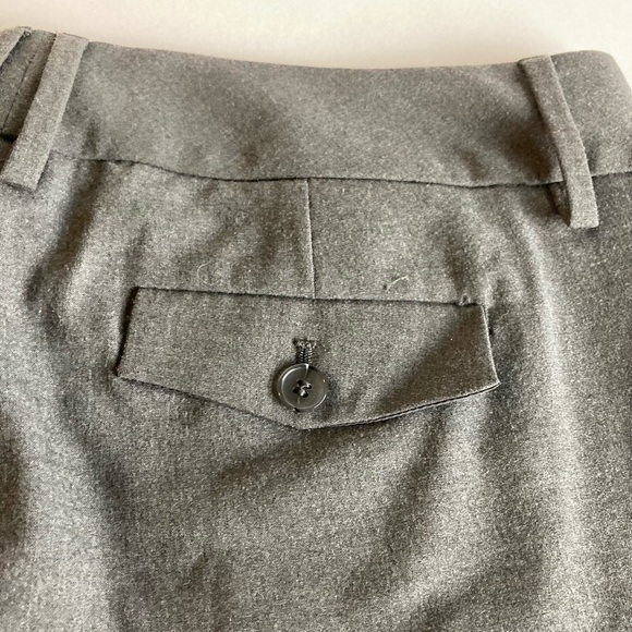 Nicole Grey 63% Polyester 32% Viscose Mid Rise Wide Leg Trousers size 10 - Picture 9 of 10